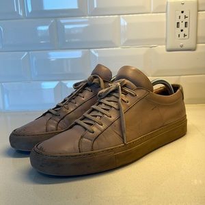 Pink Common Projects Low Tops